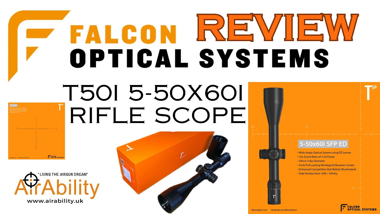 88. Falcon - Оптический прицел T50i 5-50x60i ED - ОБЗОР - Совершенно новый первый взгляд!