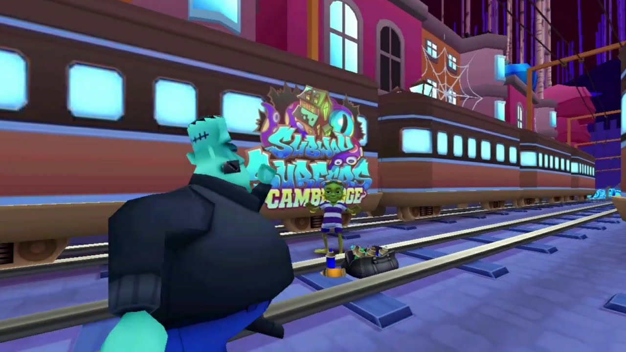 Subway Surfers World Tour 2020 - Cambridge Gameplay in Inverted Colour With Noel.