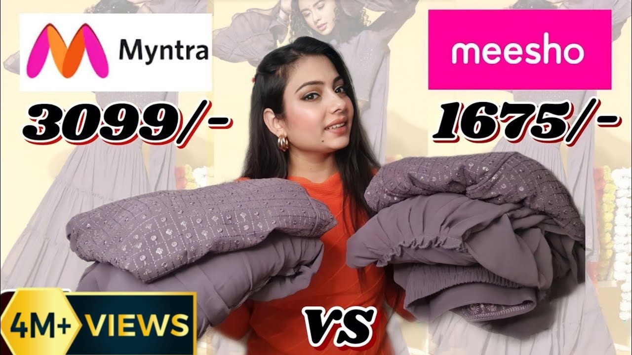 Myntra VS meesho || Same dress different price which one is best #myntra #meesho#pranjalrajput