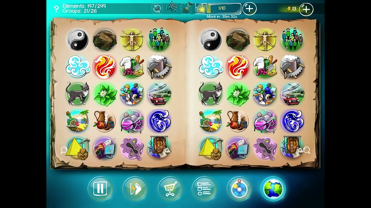 All doodle god combinations+all artifacts