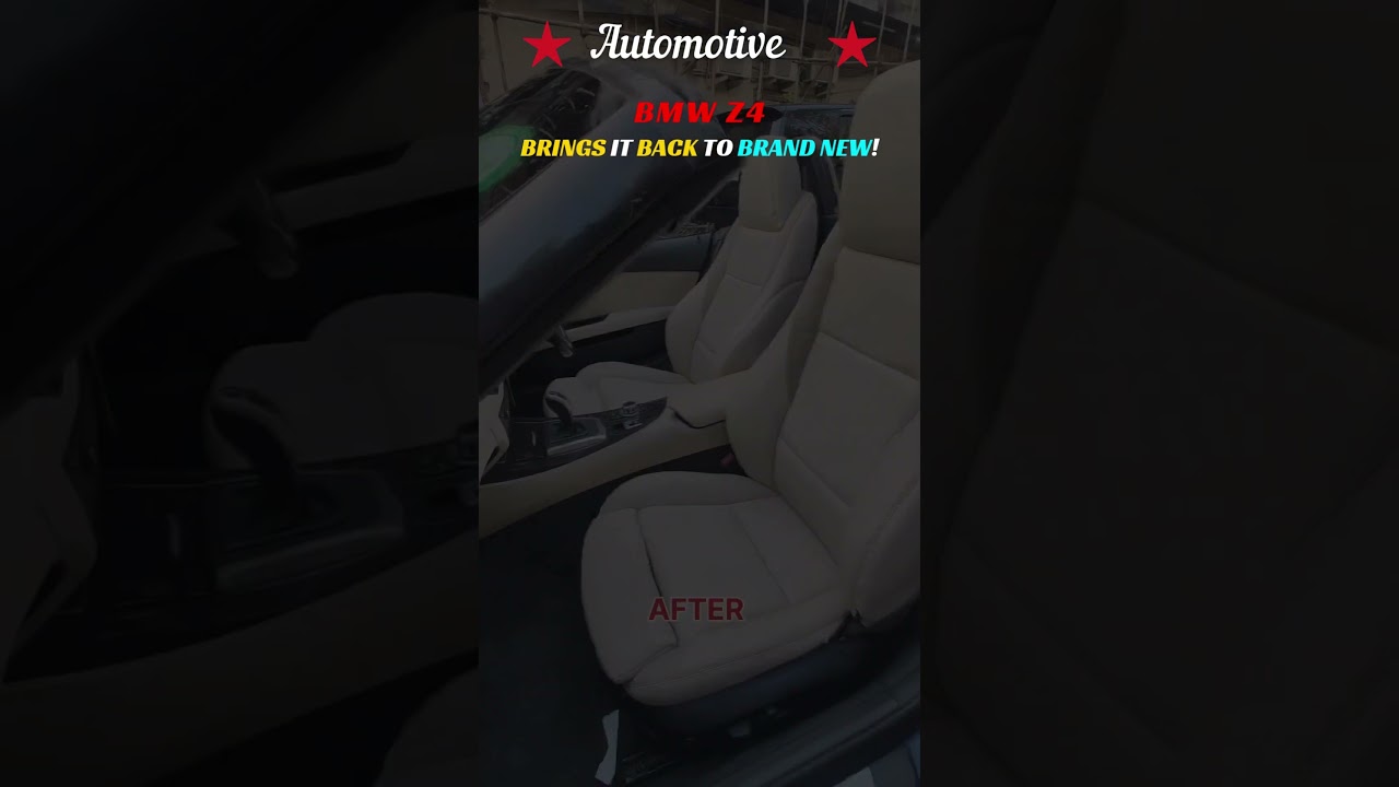 BMW Z4 Interior Transformation!🔥Orchis Restores It to Brand New | Luxury Seat Covers in Mumbai👌#car