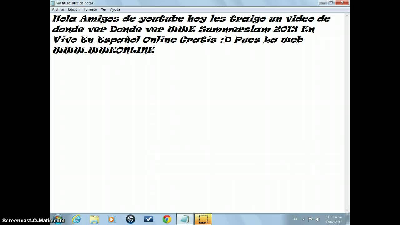 Donde ver WWE Summerslam 2013 En Vivo En Espa&ntilde;ol Online Gratis