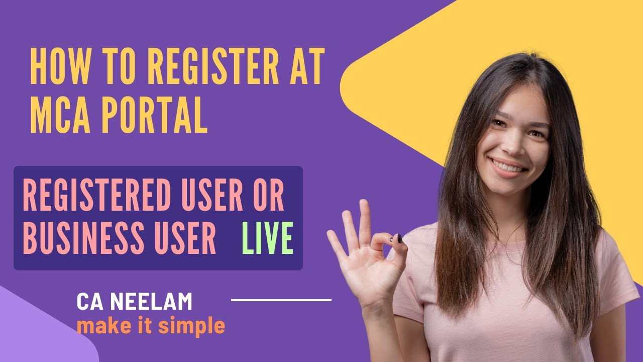 HOW TO REGISTER AT MCA PORTAL HOW TO REGISTER A PRIVATE LIMITED COMPANY AT MCA V3 PORTAL IN INDIA