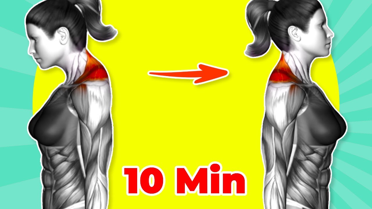 ➜ How To Tighten Neck & Jawline ➜ 10-Min Anti-Aging Workout 👑