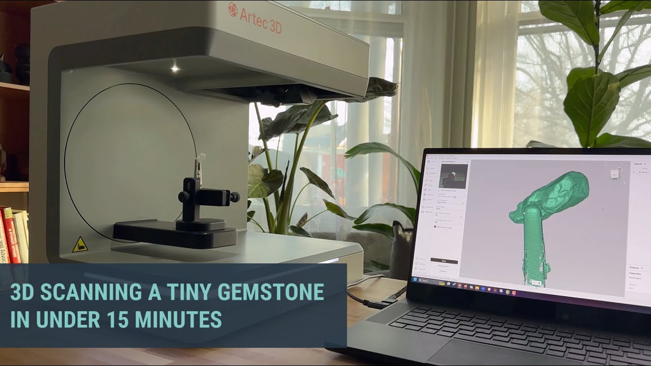 3D Scanning a Small Object in Under 15 Minutes with Artec Micro II