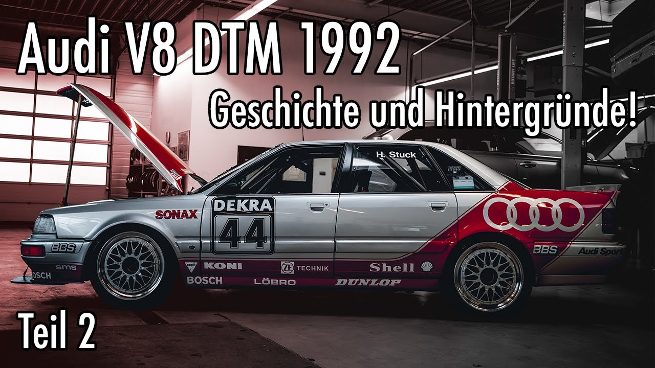 Audi V8 DTM 1992 | Kurbelwelle und DTM Austritt | DTM-Talk Teil 2 | Schmidtmotorsport