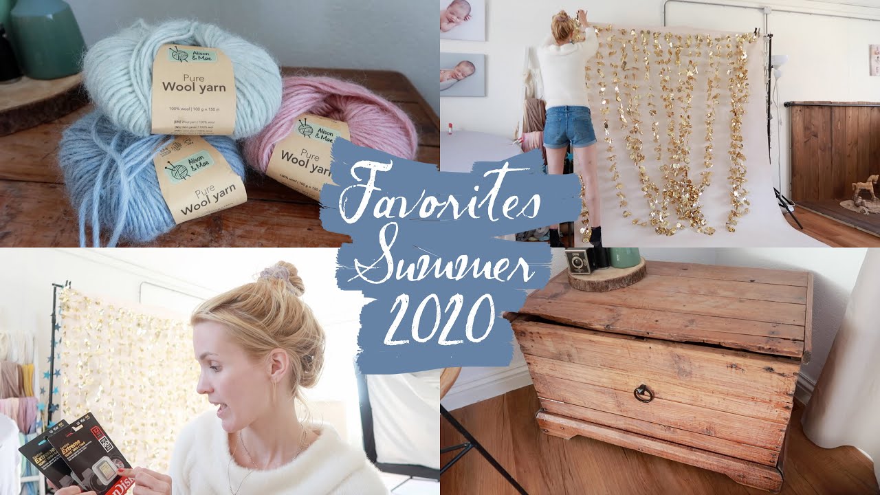 My FAVORITES summer 2020 - photography GARLANDS home decor SD-CARDS and photoshoot DIY
