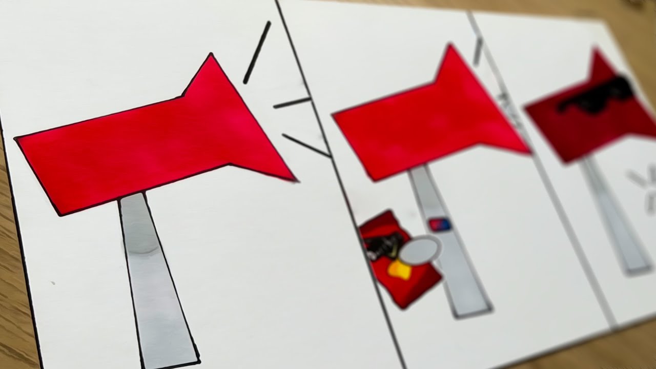 Drawing All Phases in New Incredibox Sprunki OC of MLG Airhorn / From Phase 1 to 3