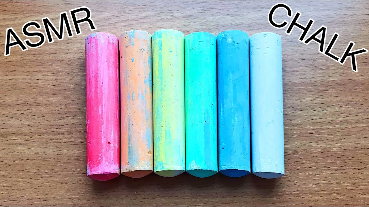 ASMR CUTTING WET CHALK // Satisfying Sounds *no talking*