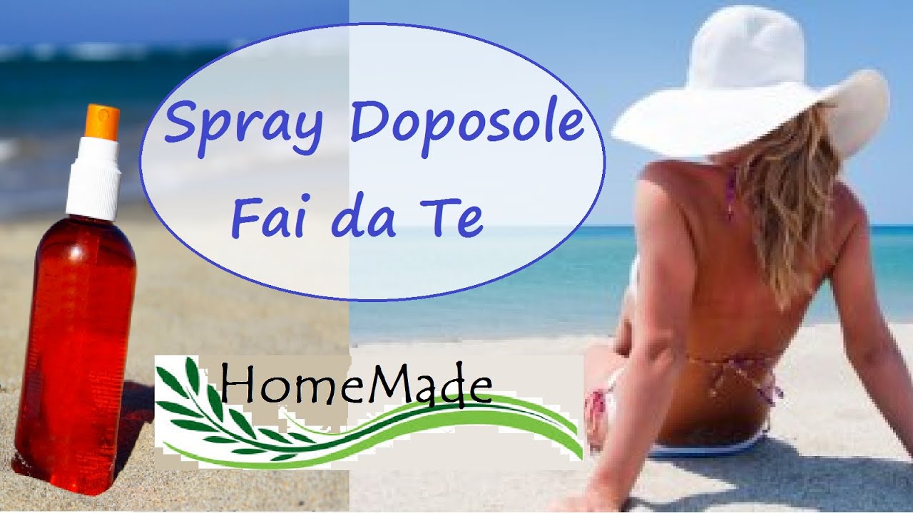 Spray Doposole Fai da Te - DIY After Sun Spray