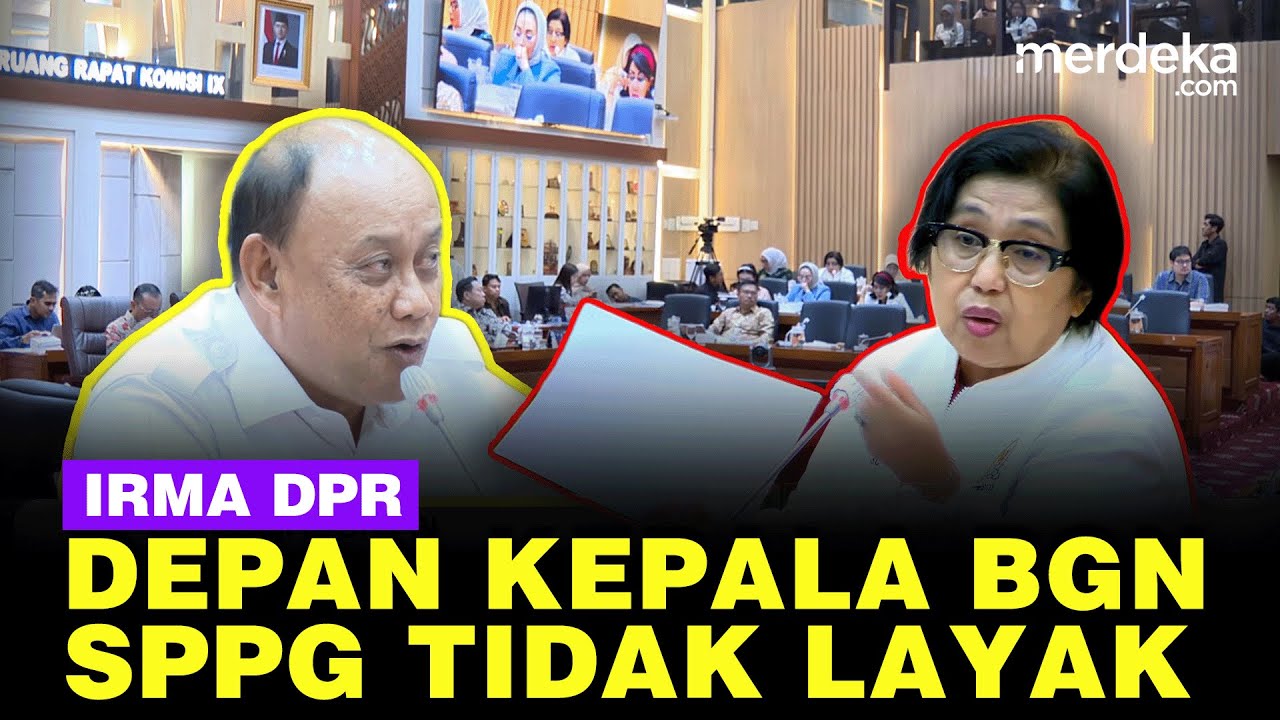 Irma DPR Depan Kepala BGN Dadan Soroti SPPG Tak Layak: Bau dan Dapur Kotor