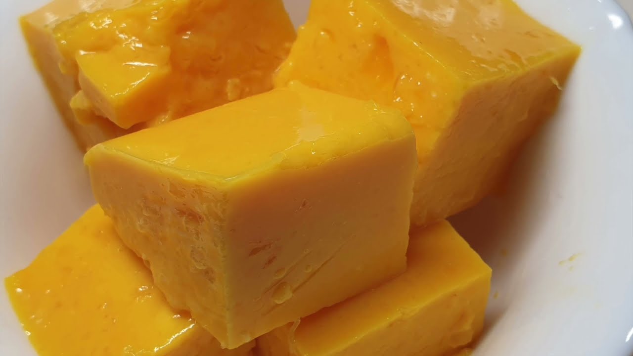 Mango Pudding with China Grass \ Agar Agar Mango Pudding \ Easy Dessert for Summer