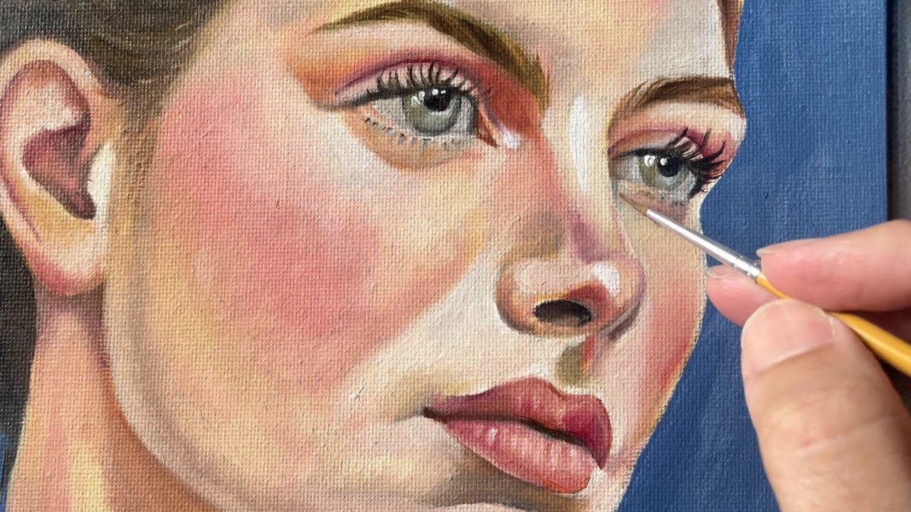 Cómo pintar un retrato de una dama - Alla Prima - Pintura al óleo