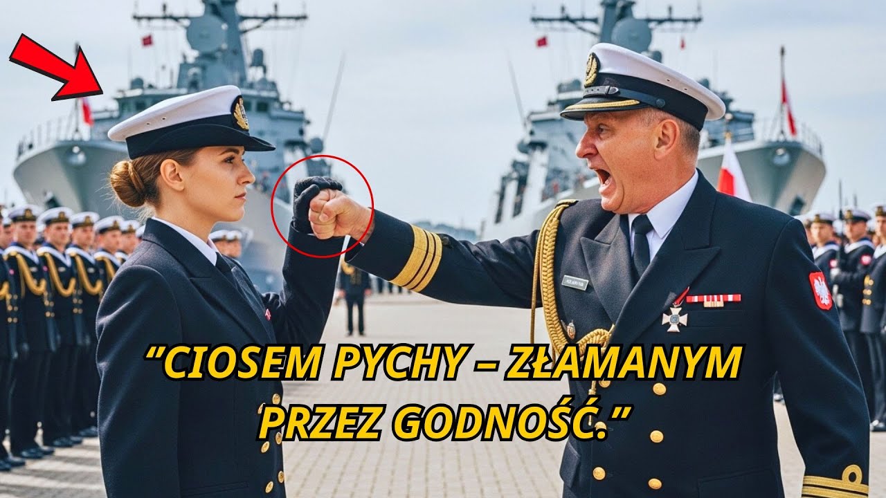 Admirał, kt&oacute;ry chciał ją publicznie upokorzyć    ale cały plac zamarł, gdy upadł na kolana