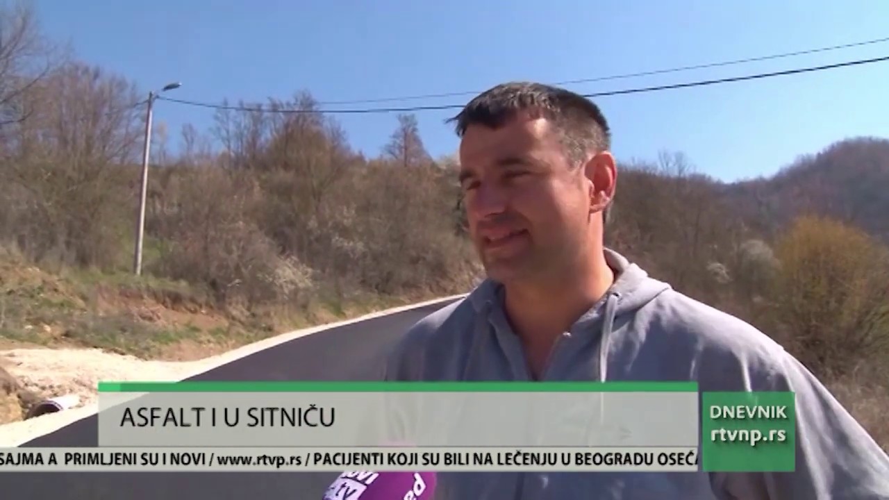 Asfalt postavljen u Sitniču