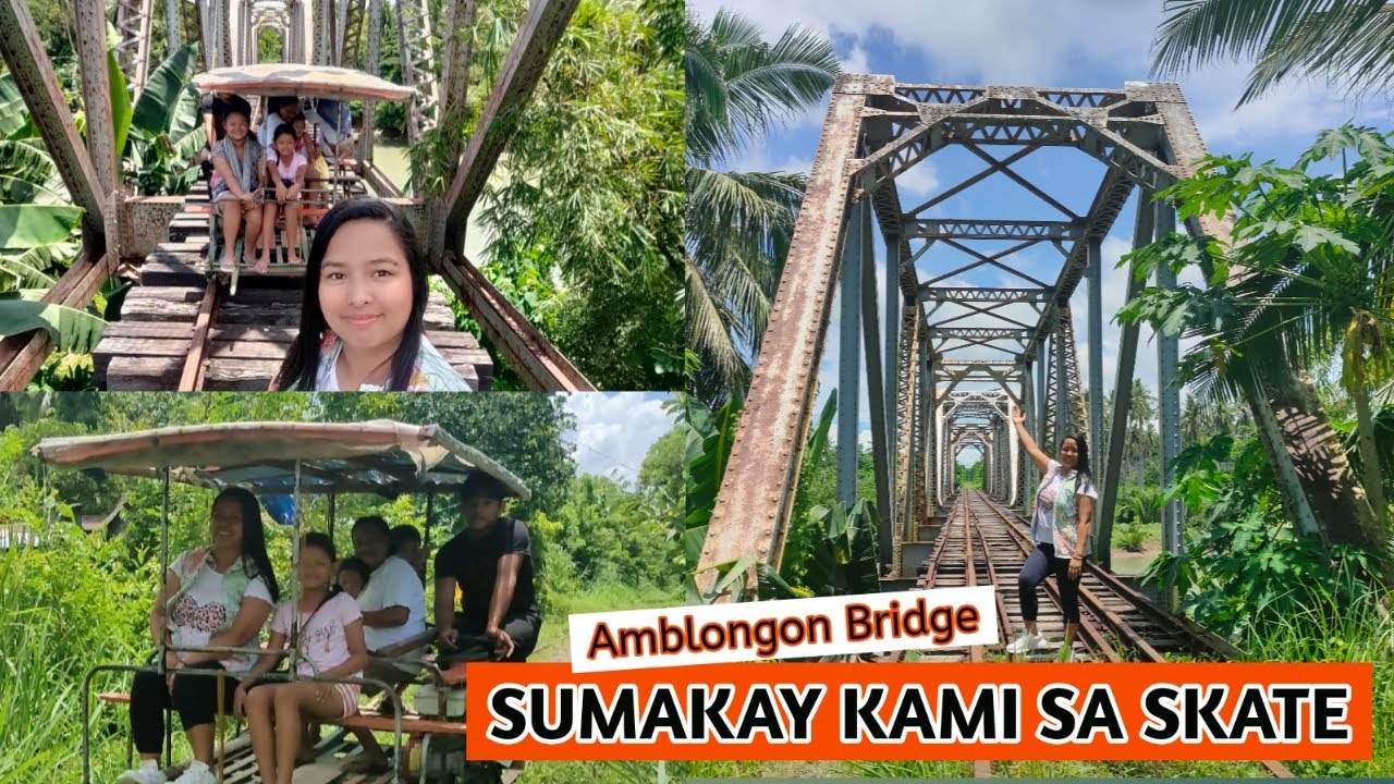 SUMAKAY KAMI SA SKATE RAILTRIP TO AMBLONGON BRIDGE | Only in the Philippines | JergSytle