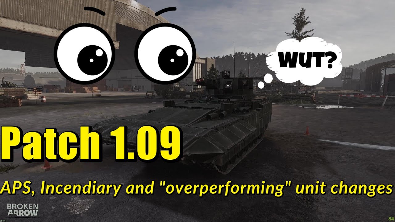 Patch 1.09 is going to shake things up. -Broken Arrow