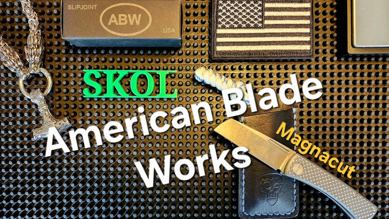 American Blade Works (ABW) Diamond Milled Titanium and Magnacut - Slipjoint Knife Review