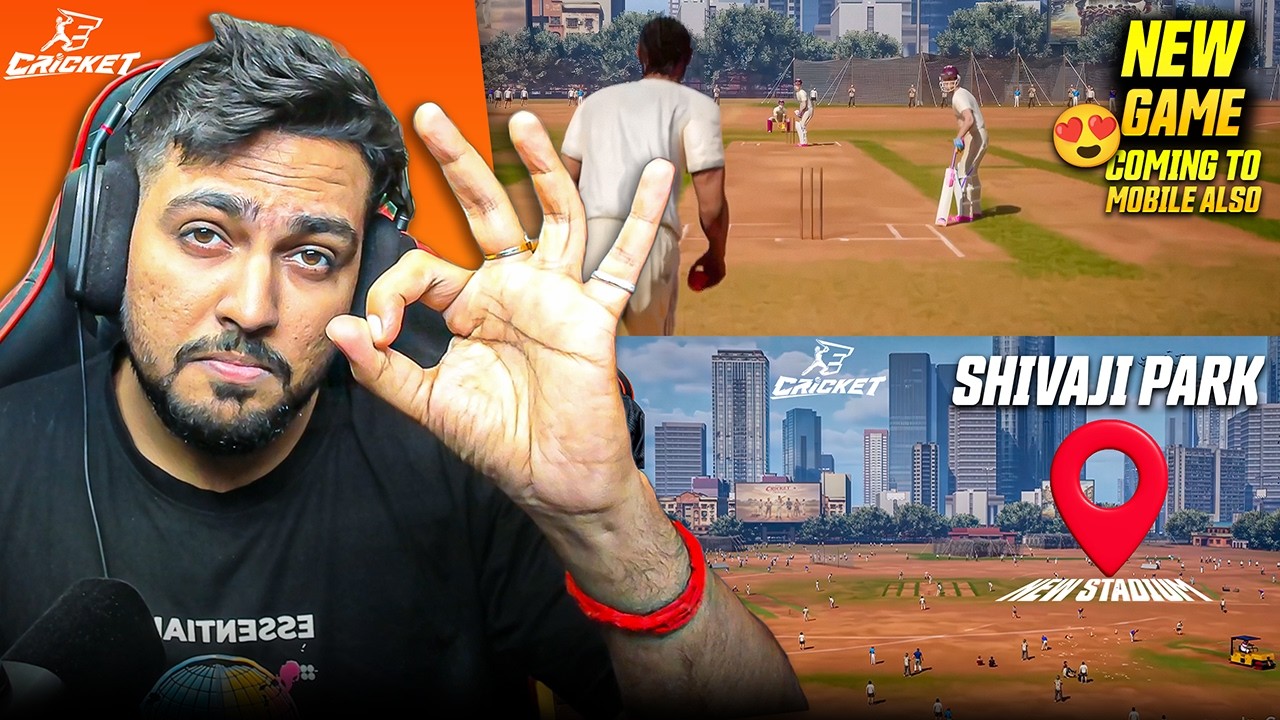E-Cricket Shivaji Park Gameplay TEASER Reaction 🔥 | India’s First AAA Cricket Game | RtxVivek