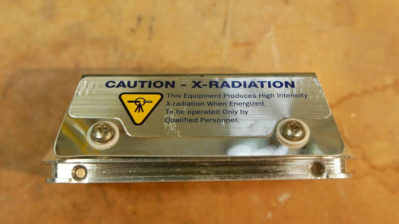 Demo and teardown of an X-ray fluorescence gun (measures chemical composition)
