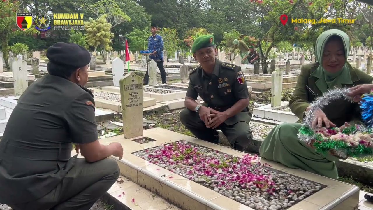 Ziarah Rombongan HUT ke 74 KORPS HUKUM TNI AD