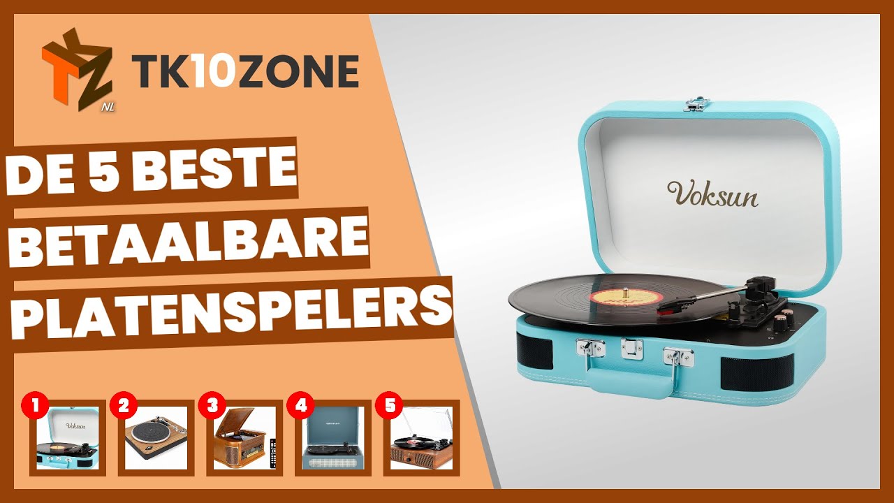 De 5 beste betaalbare platenspelers