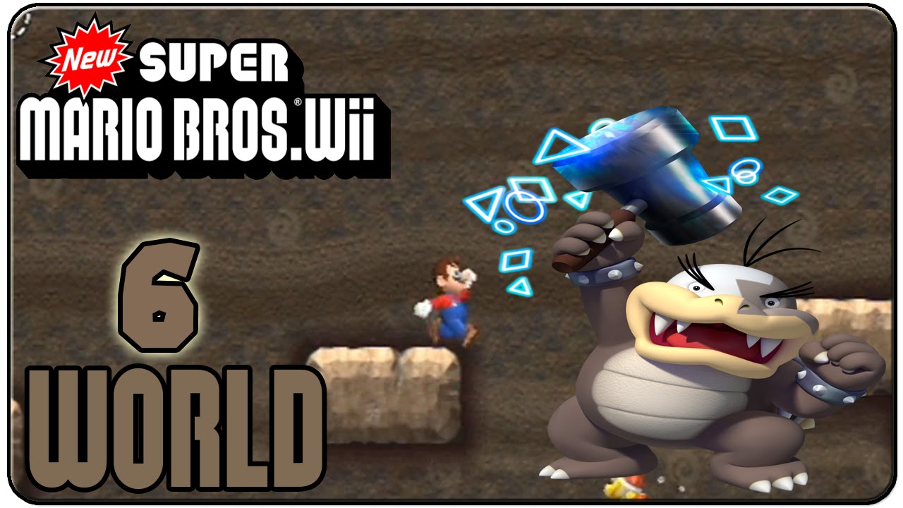 New Super Mario Bros. Wii 100% Walkthrough World 6
