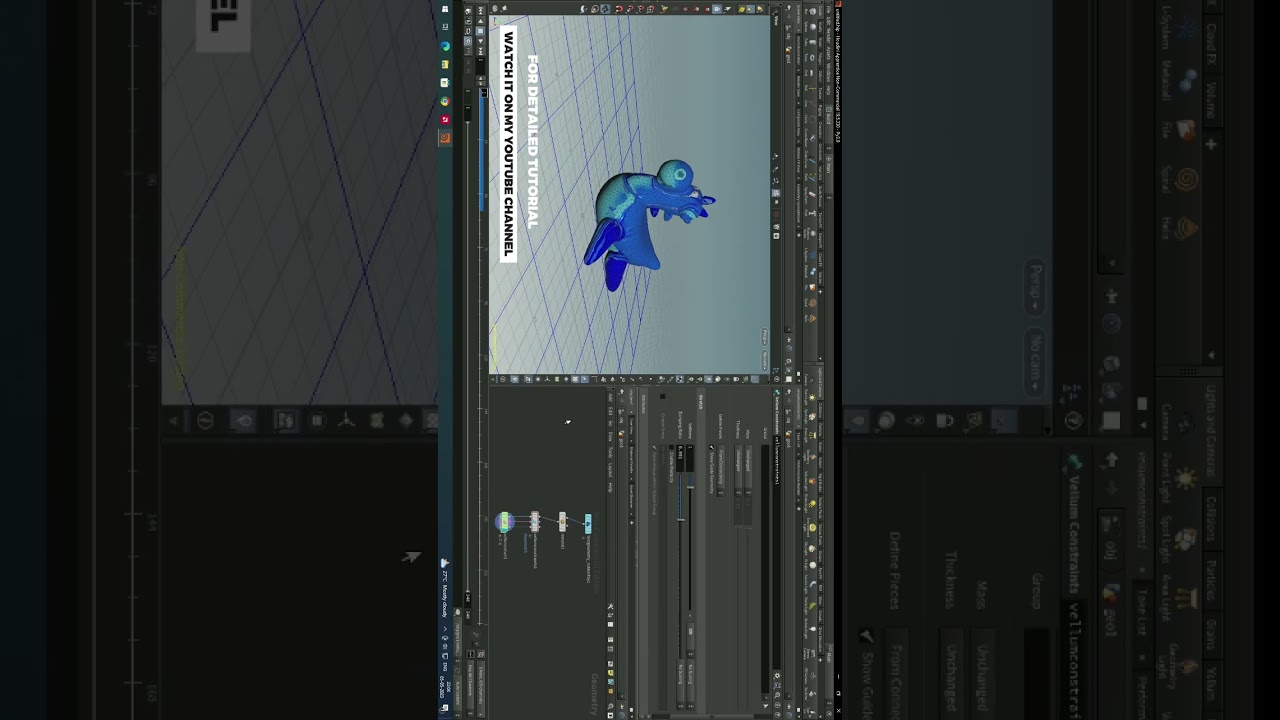 houdini shape match #houdini #houdinitutorial #visualeffects #dynamics #multimedia