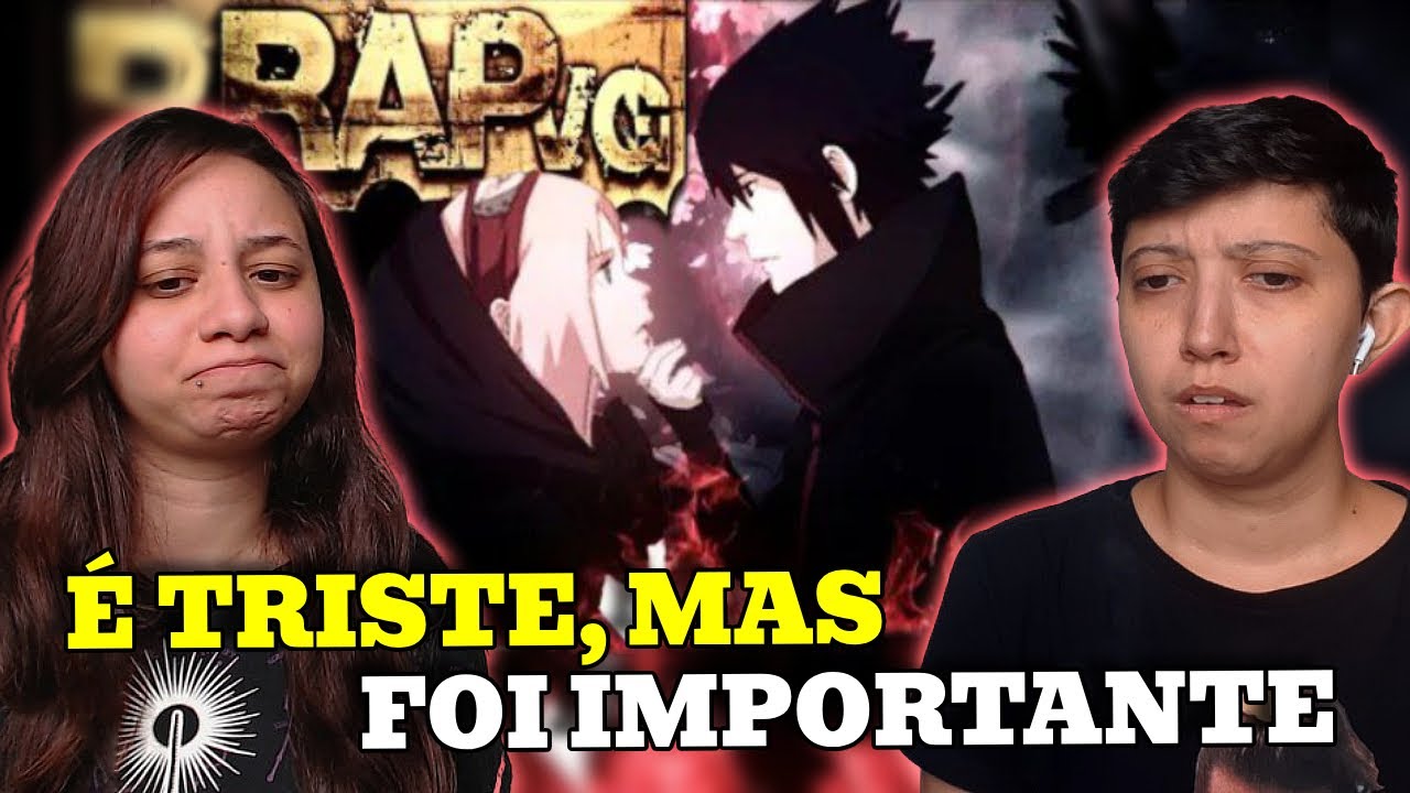 REACT RAP DO SASUKE E SAKURA (NARUTO) DESCULPA TE FAZER CHORAR | VG BEATS