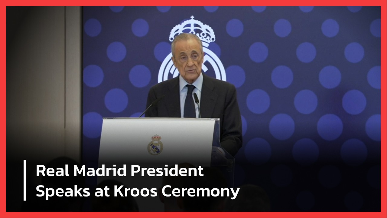 WATCH: Florentino P&eacute;rez Full Remarks on Toni Kroos Receiving Germany&rsquo;s Knight&rsquo;s Cross | AD14