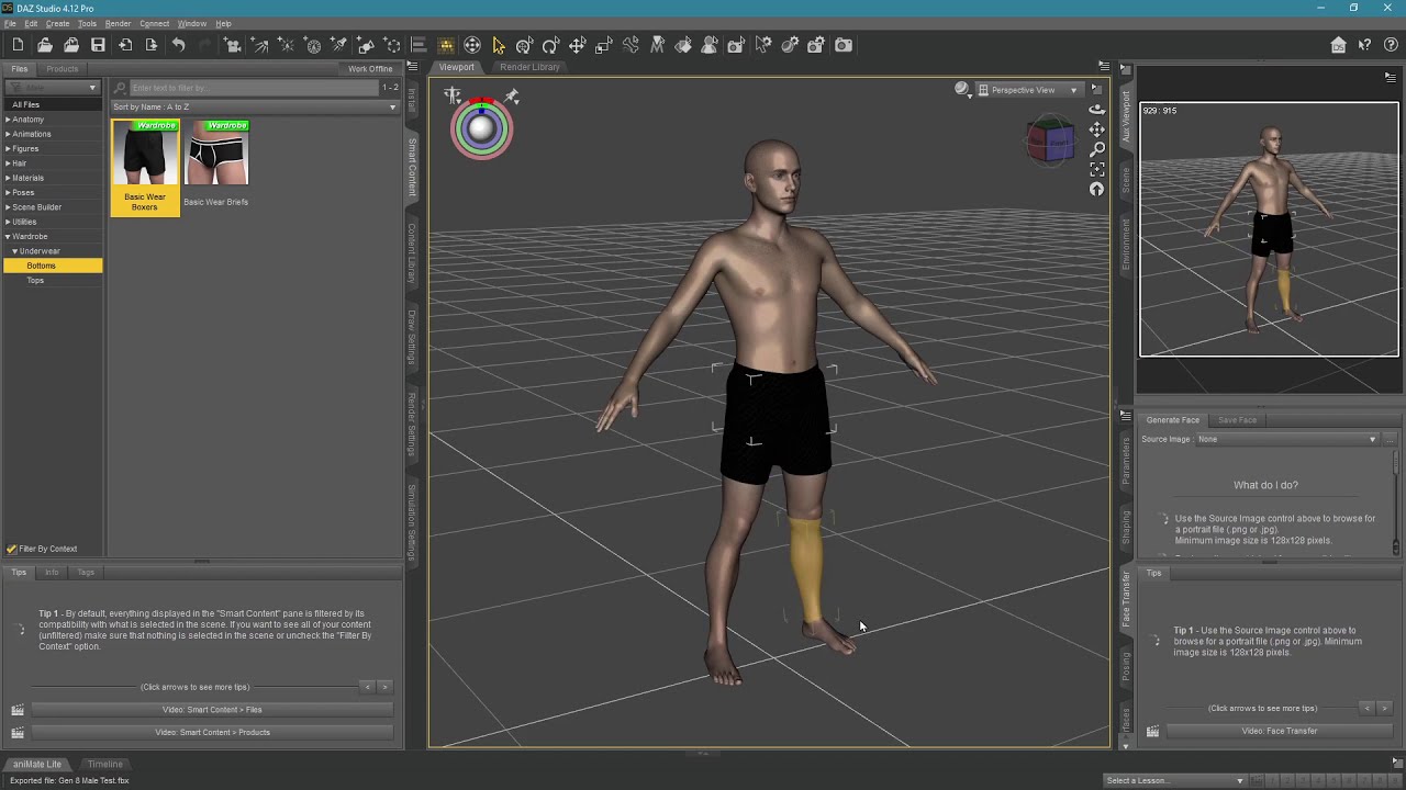 Bento Buddy - DAZ 8 Genesis Male (export from DAZ Studio for use in Second Life)