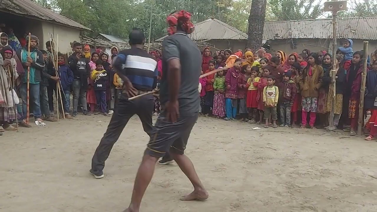 আবারো দিয়ে দিলাম মামা -ভাগনের সেই বিক্ষেত লাঠি খেলা।