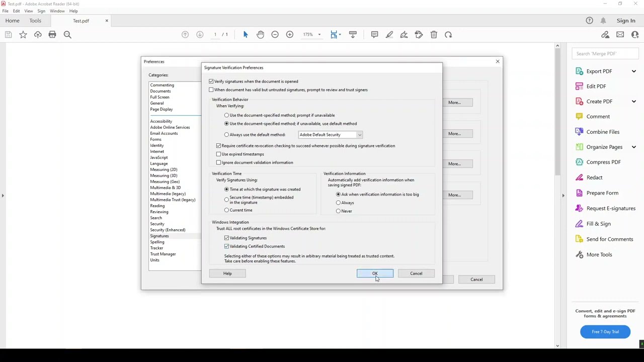 Podešavanje i potpisivanje - AdobeReader