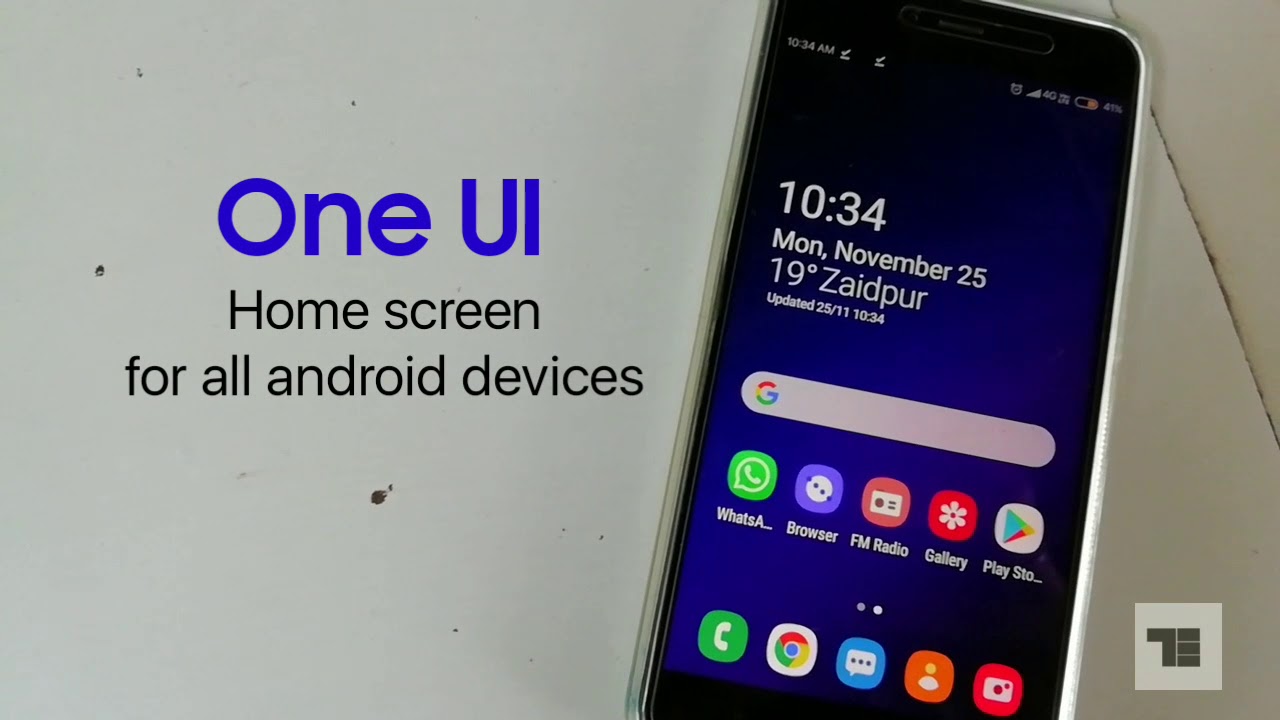 Get Samsung One UI (Android 9.0) Home Screen Look On Any Android Device