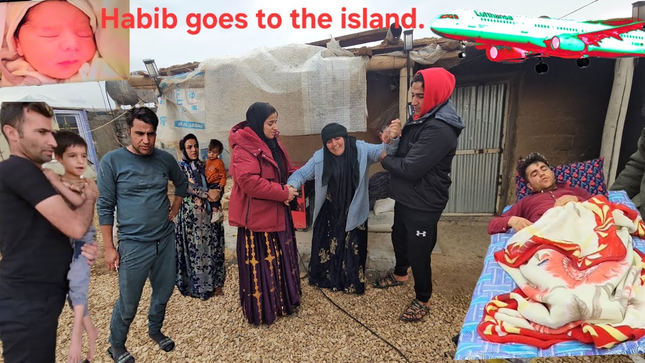 Newborn Footprints at Mr Hassan Family Farm: Habib went to Island to Find Private Tat