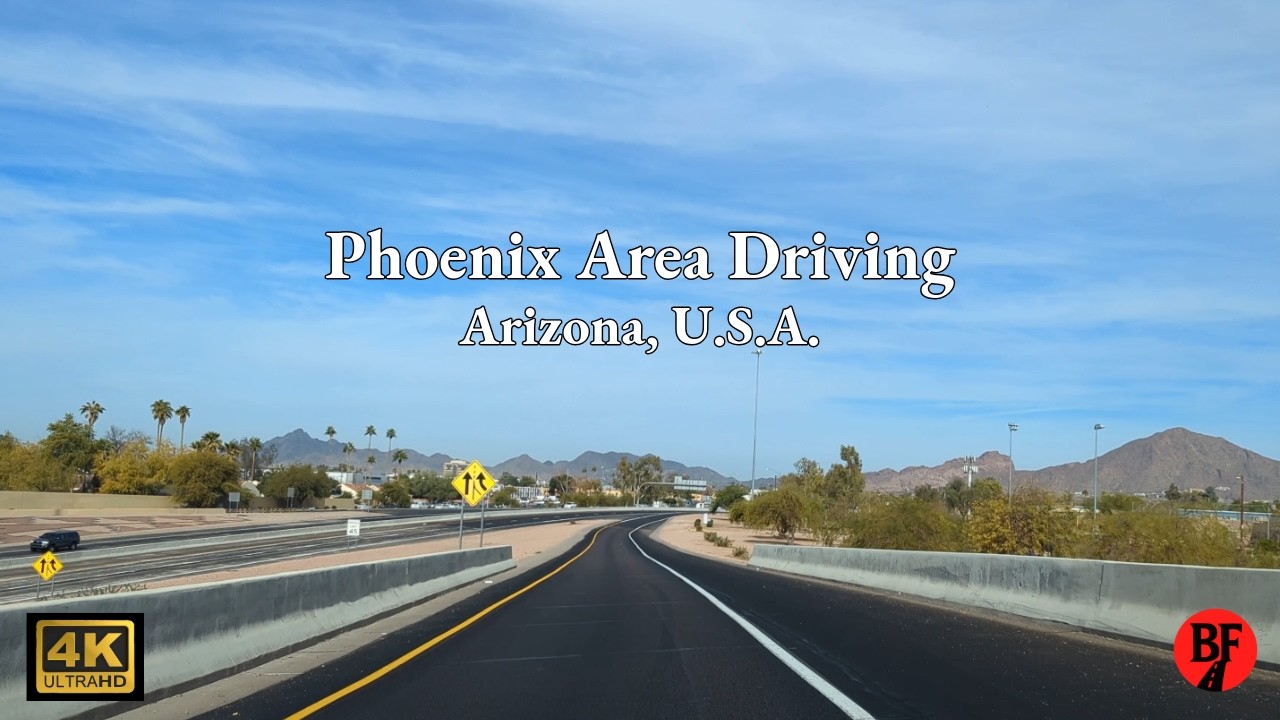 Phoenix Area Driving [4K] - Arizona