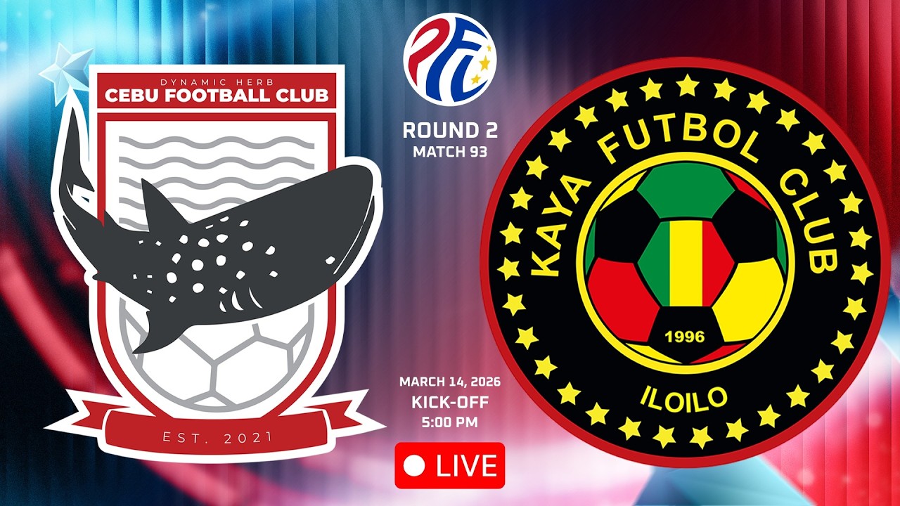 PFL 2025-2026 LIVE: DYNAMIC HERB CEBU FC VS KAYA FC - ILOILO || Round 2 | M93