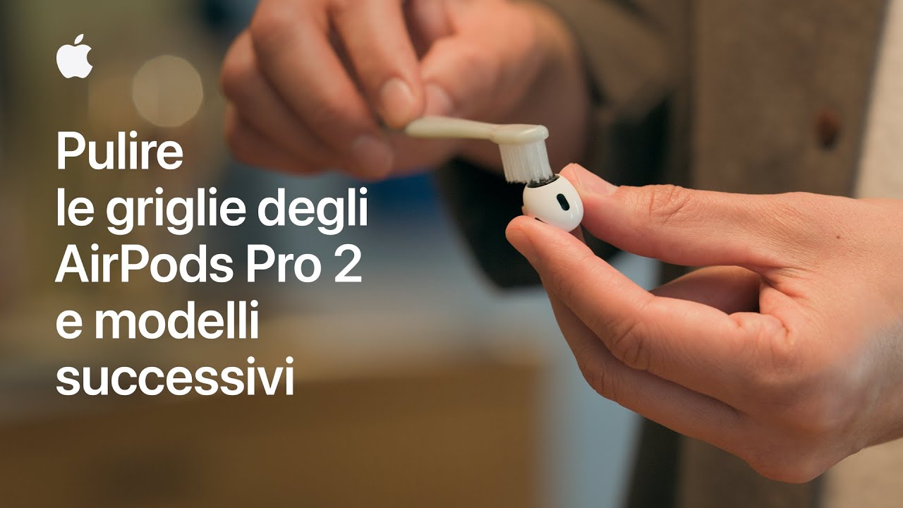 Come pulire le griglie degli AirPods Pro 2 e modelli successivi | Supporto Apple