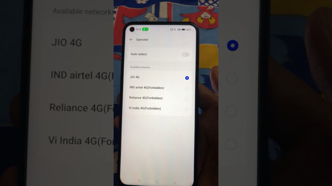 How to Select Network Manually on Realme Mobile