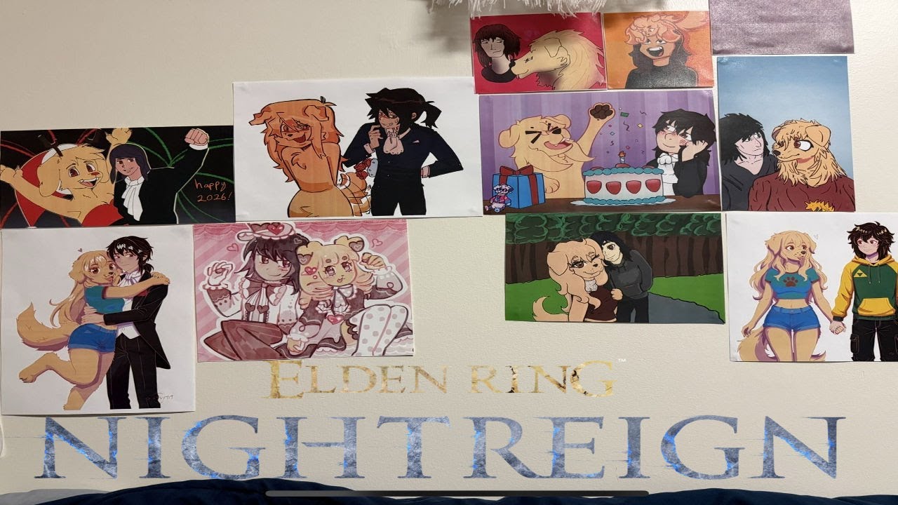 THANK YOU FOR THE FANART!!! On Mah Wall Nightreign with the homies GAMING STERAM?!