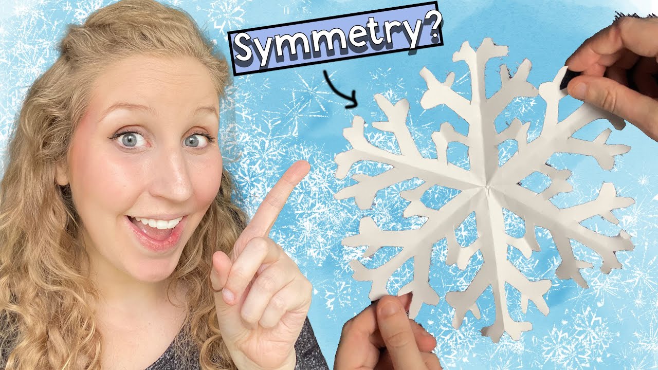 Lines of Symmetry- Paper Snowflake Craft- Easy Paper Snowflakes!