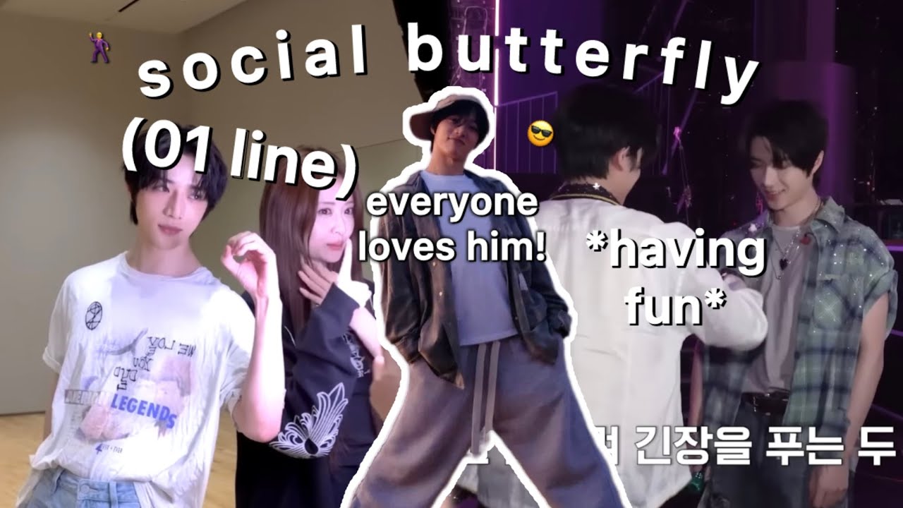 beomgyu being a social butterfly