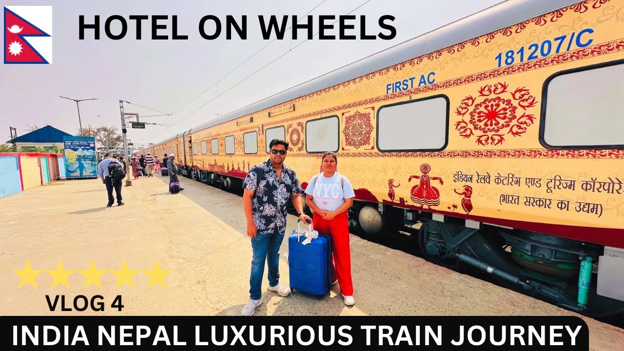 MOST LUXURIOUS INDIA to NEPAL INTERNATIONAL TRAIN JOURNEY | Expensive BHARAT GAURAV DELUXE Train