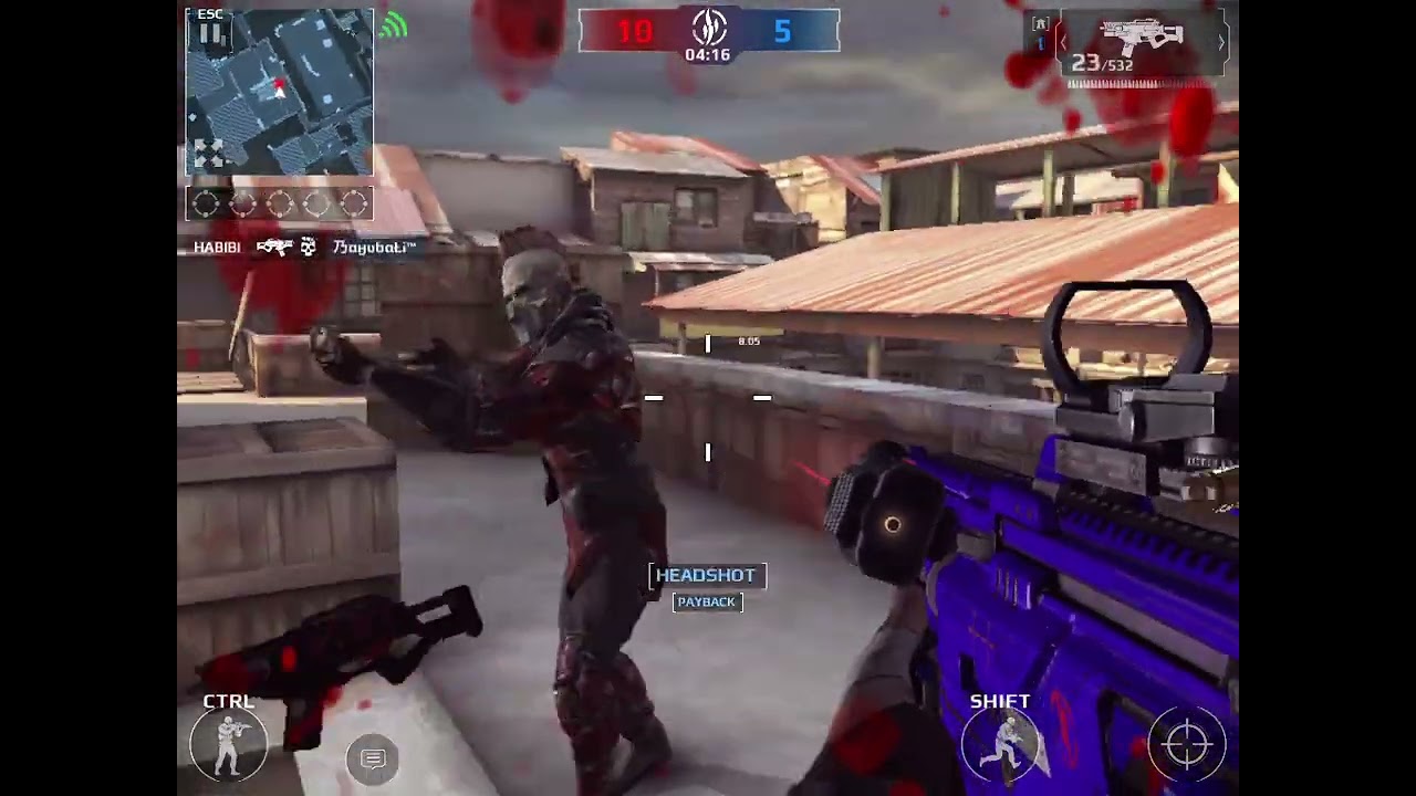 1 vs 1 against Mr. Bean yts Brother (Rage quit) 😒 | Modern Combat 5_PC |