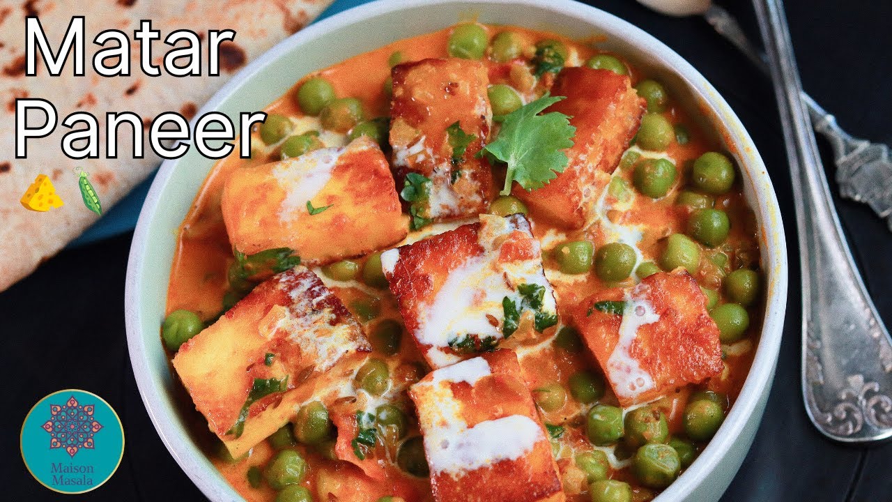✨Mon préféré : Matar Paneer, Recette Pro de ce Classique Indien! 🧀🌱 Fromage Indien et Petits Pois
