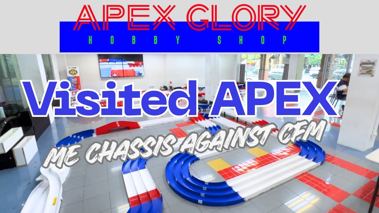 Tamiya Mini 4WD - Испытание моей модели ME против CFM в магазине APEX Glory Hobby Shop.