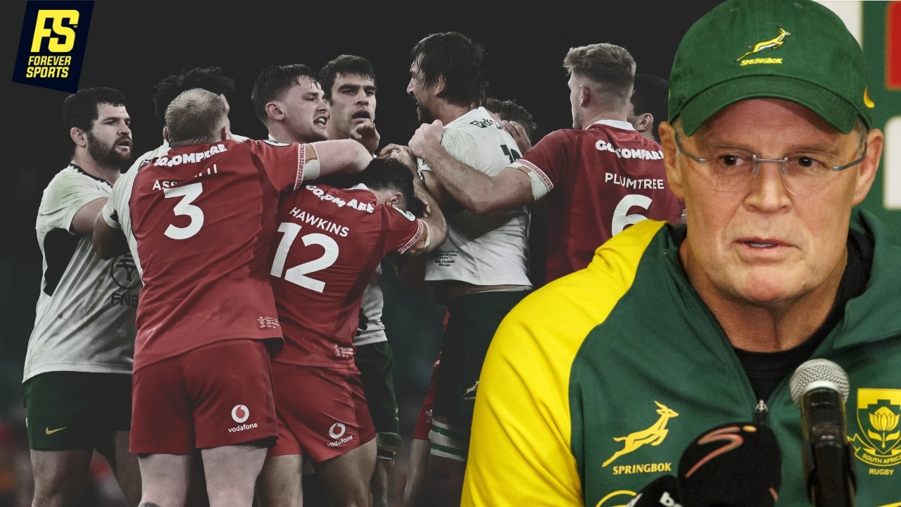 Rassie Erasmus comments on EBEN ETZEBETH RED CARD | Springboks Post-Match Press Conference