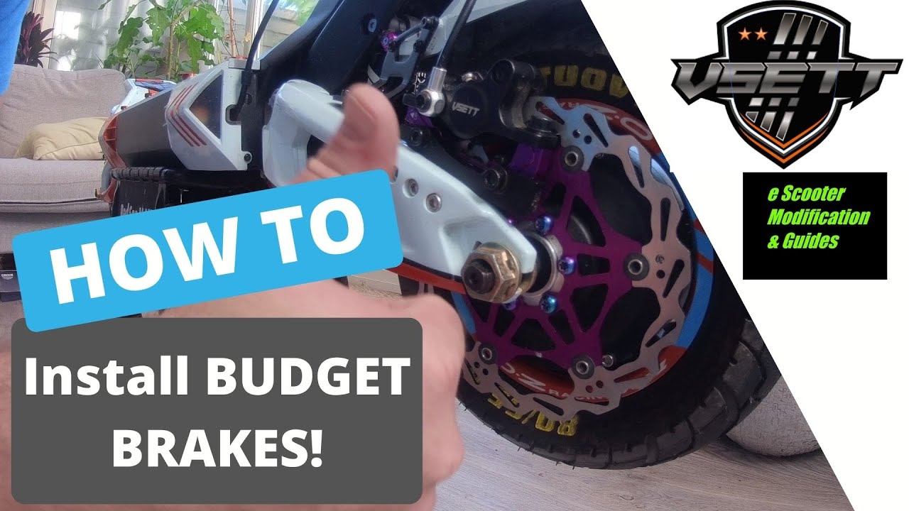 Vsett 10+ Brake upgrade. Doing it on a Budget? how to guide!