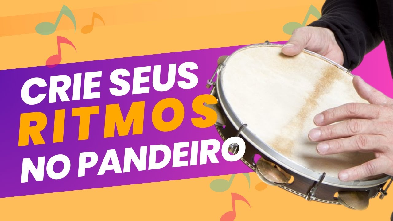 Como CRIAR RITMOS no Pandeiro (FUNK e JAZZ) – Aula Passo a Passo