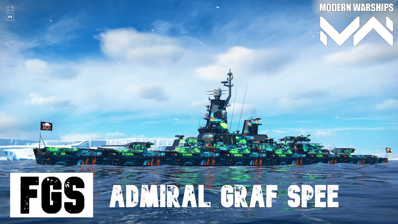 FGS Admiral Graf Spee | 4.2 Juta Damage Kill 5 GG Banget Cruiser Ini | Modern Warships